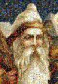 Mosaic Santa from old postcards.
See Zoom and Pan mosaic.